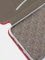 Красный чехол-книжка для Xiaomi Redmi Note 9 (Сяоми Редми Нот 9)