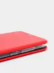 Красный чехол-книжка для Xiaomi Redmi Note 9 (Сяоми Редми Нот 9)