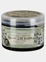 Мыло для бани черное "Черное мыло Агафьи", 500 мл