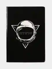 Черный обложка на паспорт "Black"