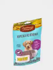 Деревенские лакомства Нарезка из ягненка для щенков (100% мясо), 90 гр