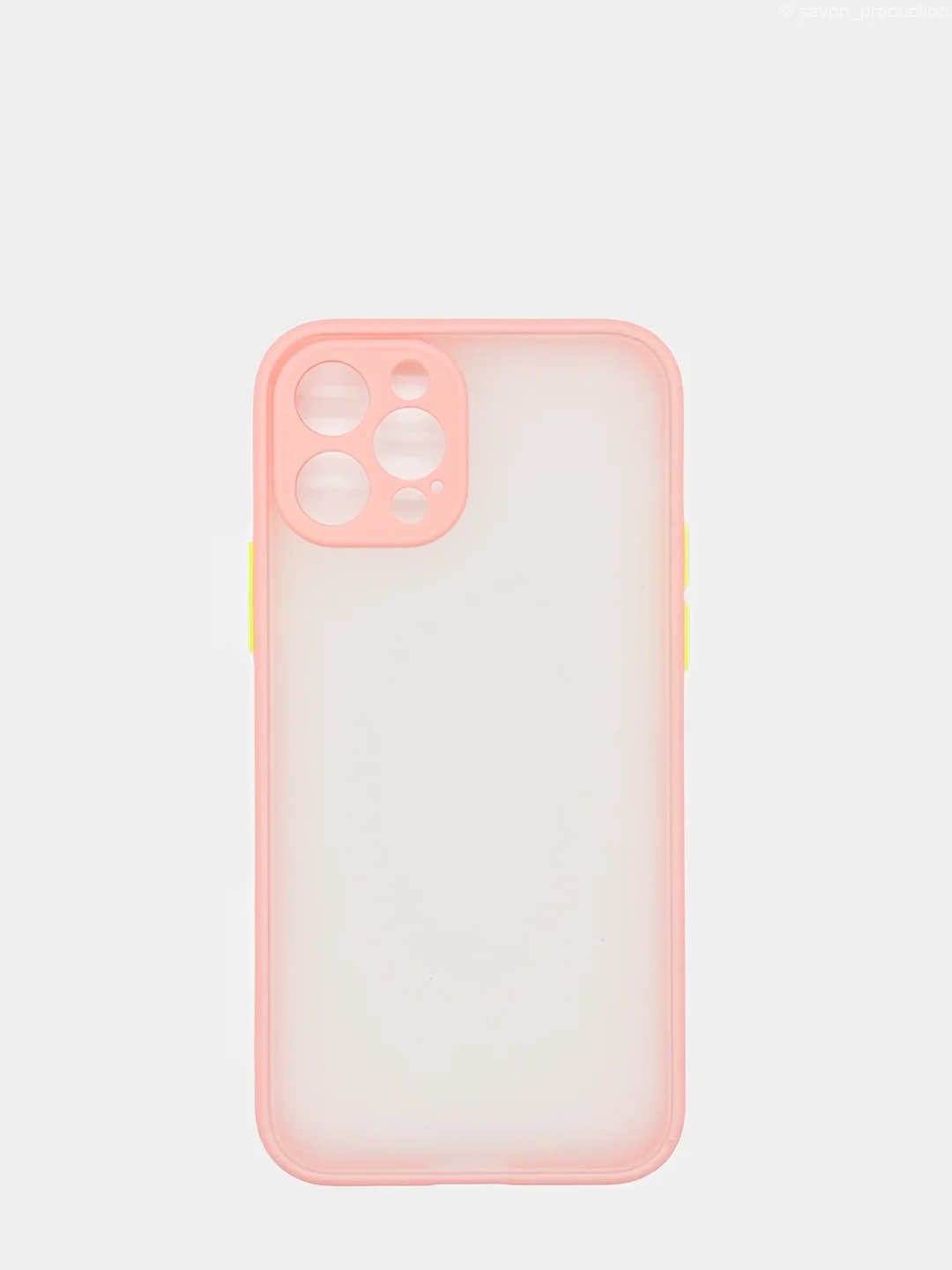 Розовый чехол защитный матовый, жесткий, для iPhone Айфон XS Max / 11 / 11 Pro / 11 Pro Max / 12