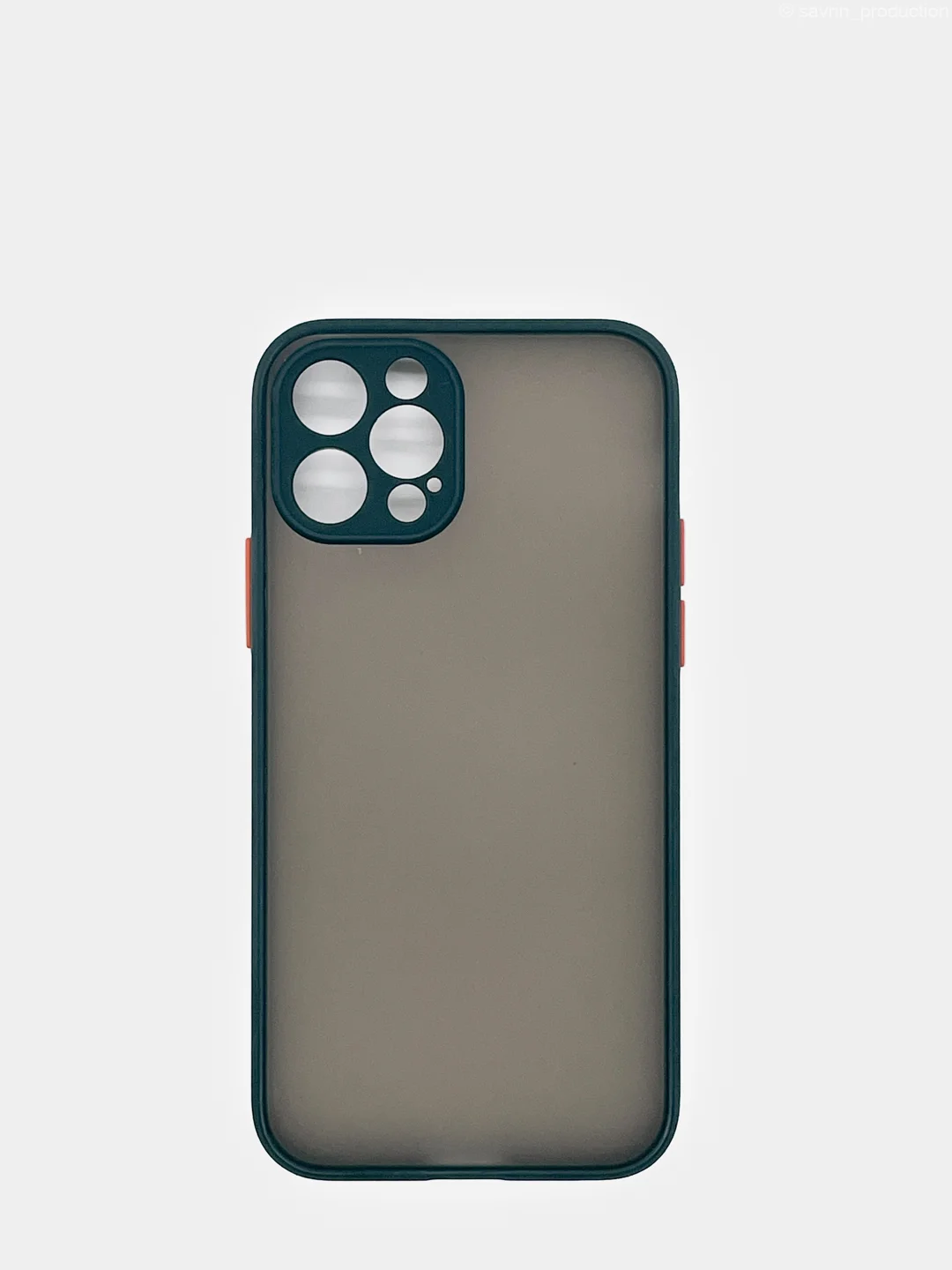 Зеленый чехол защитный матовый, жесткий, для iPhone Айфон XS Max / 11 / 11 Pro / 11 Pro Max / 12