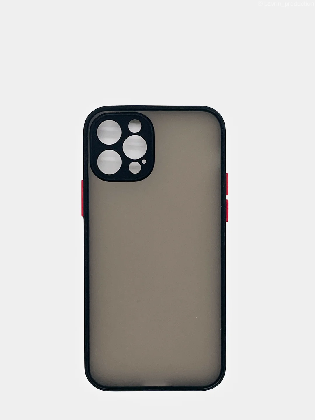 Черный чехол защитный матовый, жесткий, для iPhone Айфон XS Max / 11 / 11 Pro / 11 Pro Max / 12