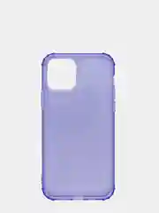 Фиолетовый чехол силиконовый, прозрачный " Неон" для Айфон  iPhone  11 / 11 Pro / 11 Pro Max / 12