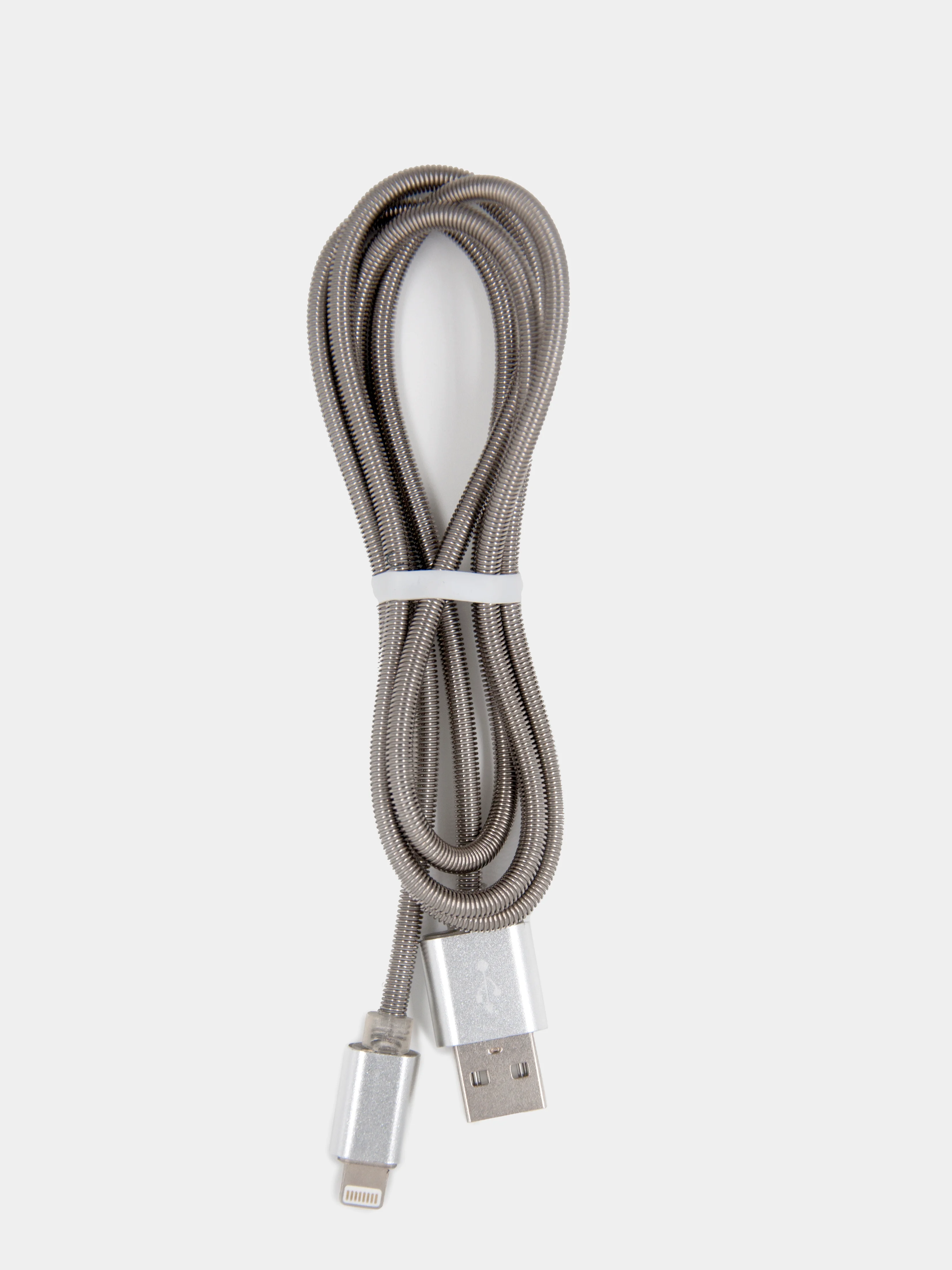 Кабель для зарядки и передачи данных microUSB, Lightning, Type-C, металлический, 2 размера
