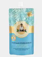 Маска для лица "Банька Агафьи" очищающая, голубая, 100мл