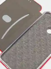 Красный чехол книжка Huawei Y6 2018 / Honor 7C / 7A Pro / Y6 Prime (Хуавей Хонор 7С / 7А Про)