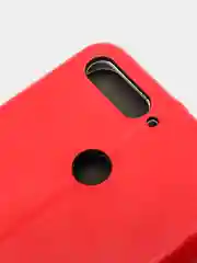 Красный чехол книжка Huawei Y6 2018 / Honor 7C / 7A Pro / Y6 Prime (Хуавей Хонор 7С / 7А Про)