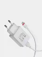 Зарядное устройство Borofone BA21A (QC 3.0, 3A, 18W + кабель Micro-USB для Android)