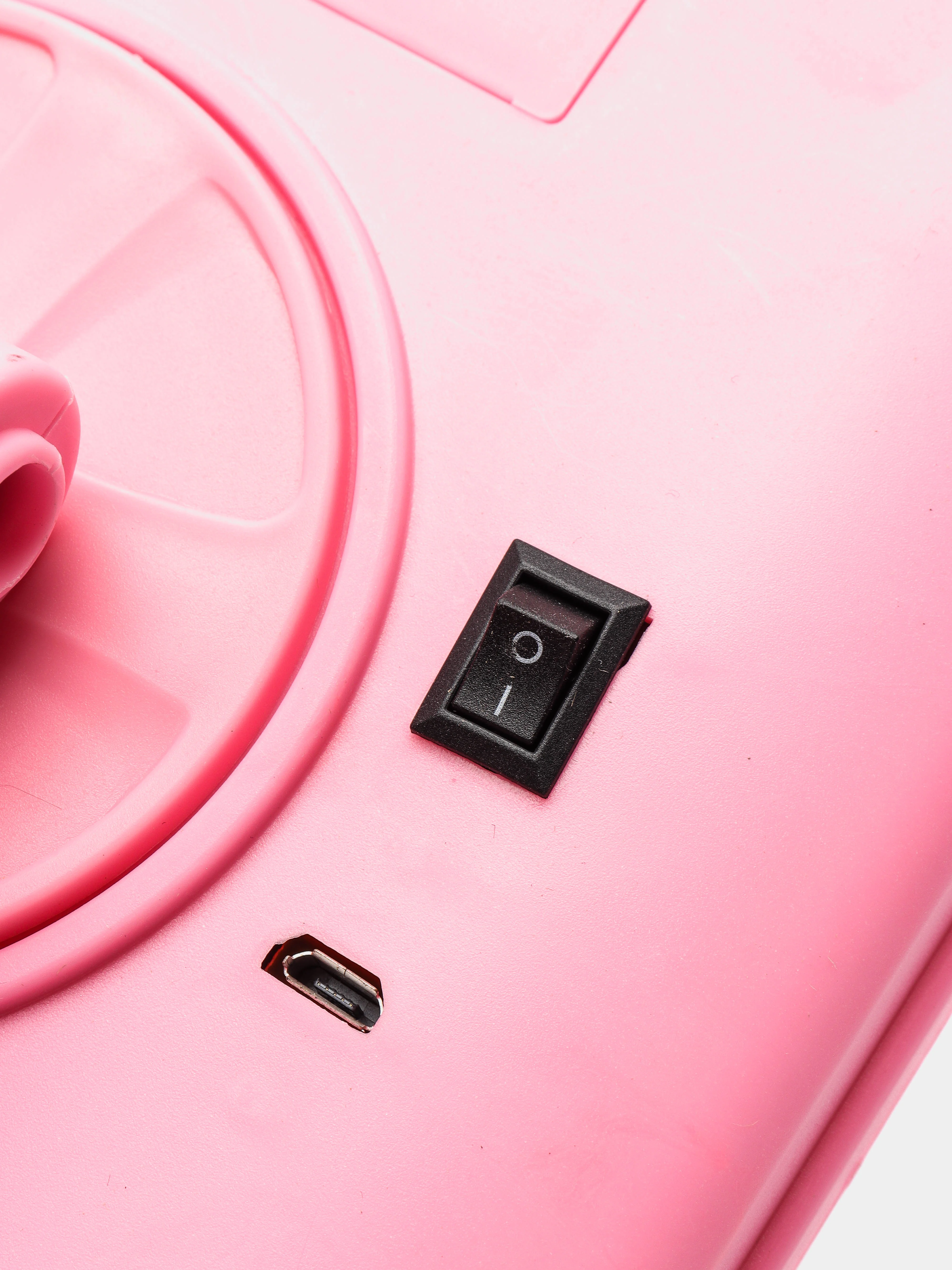 Розовый настольное зеркало с подсветкой, USB-кабель