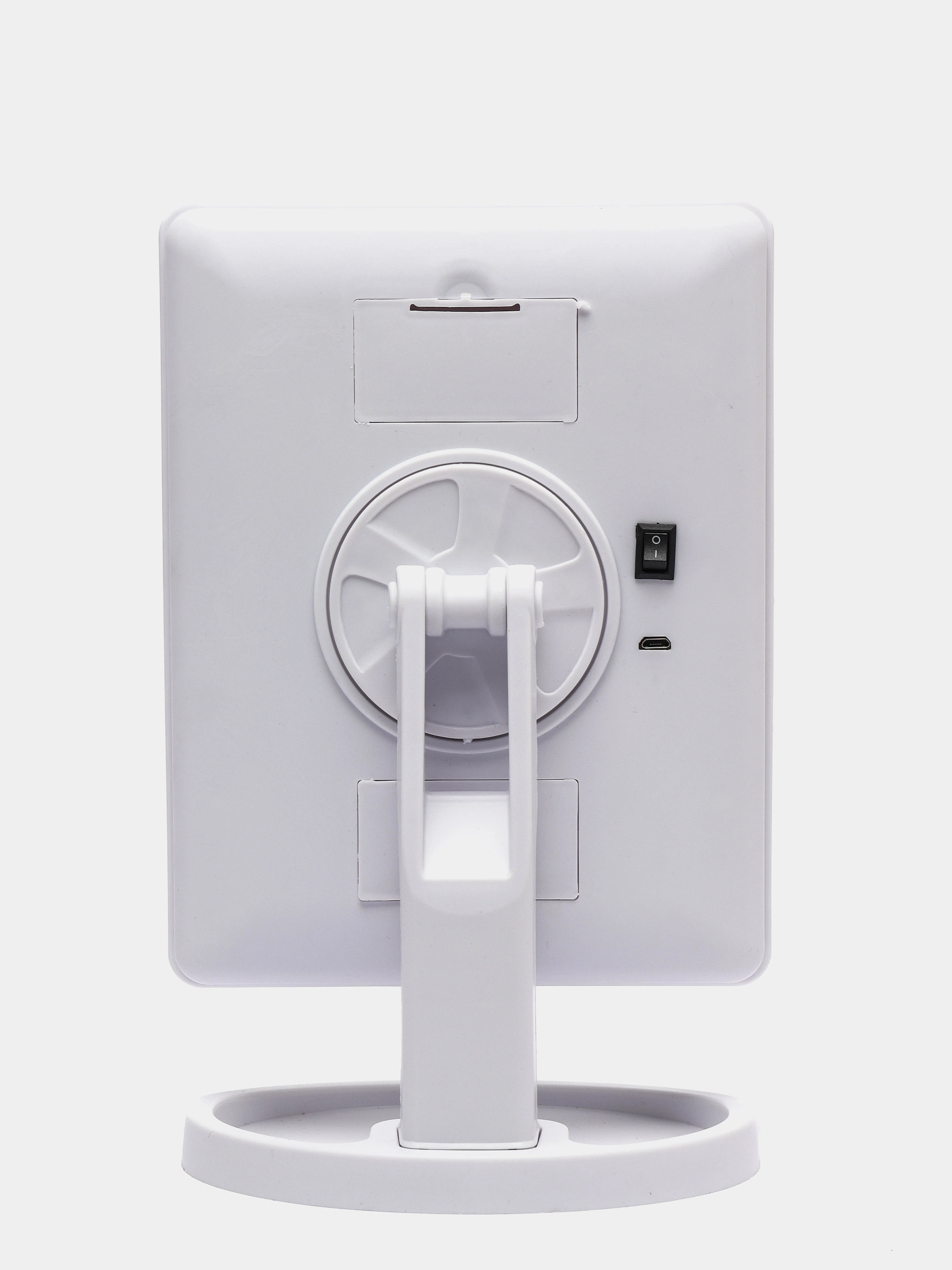 Белый настольное зеркало с подсветкой, USB-кабель