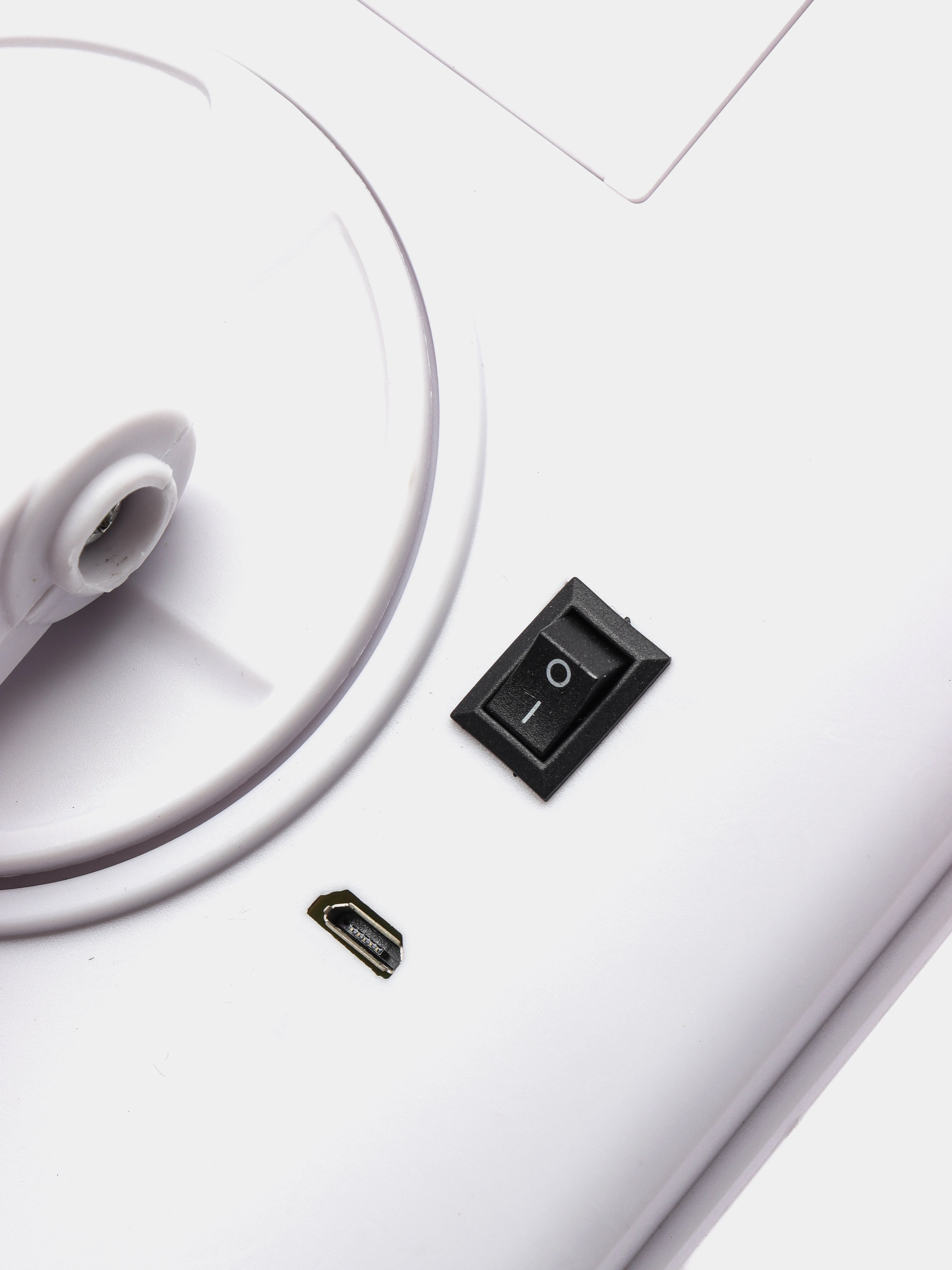 Белый настольное зеркало с подсветкой, USB-кабель