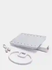 Белый настольное зеркало с подсветкой, USB-кабель