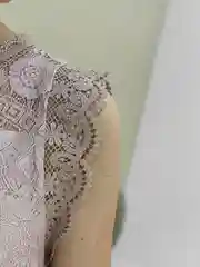 Женский вечерний нарядный кружевной топ