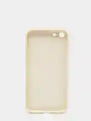 Желтый чехол на iPhone "Фрукты" силиконовый, плотный, 7/8 Plus XR 11 12 Pro mini 13 Pro