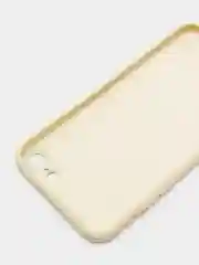 Желтый чехол на iPhone "Фрукты" силиконовый, плотный, 7/8 Plus XR 11 12 Pro mini 13 Pro