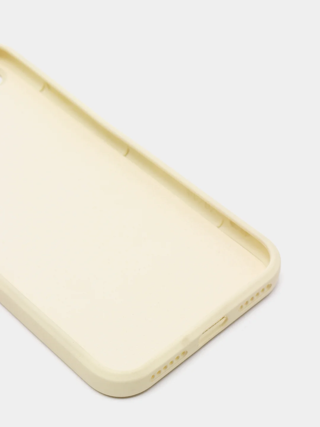 Желтый чехол на iPhone "Фрукты" силиконовый, плотный, 7/8 Plus XR 11 12 Pro mini 13 Pro