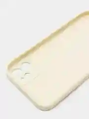 Желтый чехол на iPhone "Фрукты" силиконовый, плотный, 7/8 Plus XR 11 12 Pro mini 13 Pro