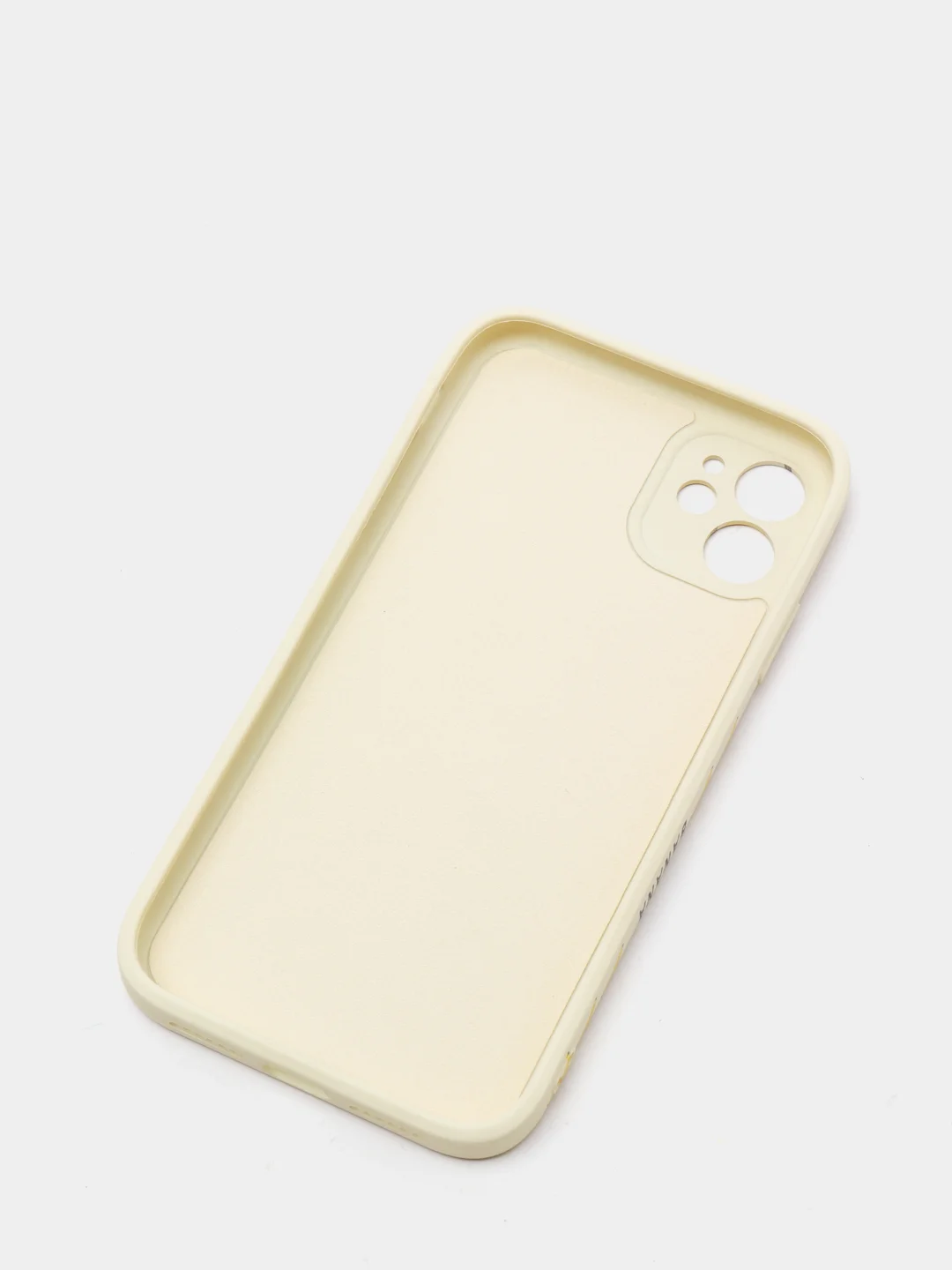 Желтый чехол на iPhone "Фрукты" силиконовый, плотный, 7/8 Plus XR 11 12 Pro mini 13 Pro