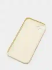 Желтый чехол на iPhone "Фрукты" силиконовый, плотный, 7/8 Plus XR 11 12 Pro mini 13 Pro