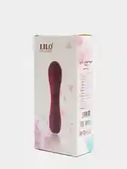 Розовый силиконовый женский вибратор Lilo