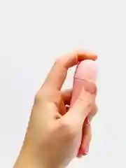 Розовый силиконовый женский вибратор Lilo