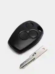 Корпус на штатный ключ с лезвием Renault / Рено Logan, Sandero, Duster 3 кнопки (R0005)