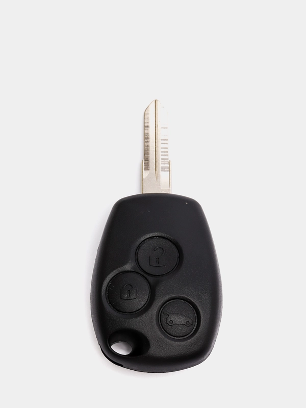 Корпус на штатный ключ с лезвием Renault / Рено Logan, Sandero, Duster 3 кнопки (R0005)