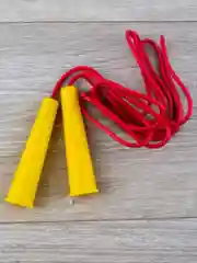 Красный скакалка спортивная, 2,5 и 3 м, диаметр шнура 5 мм