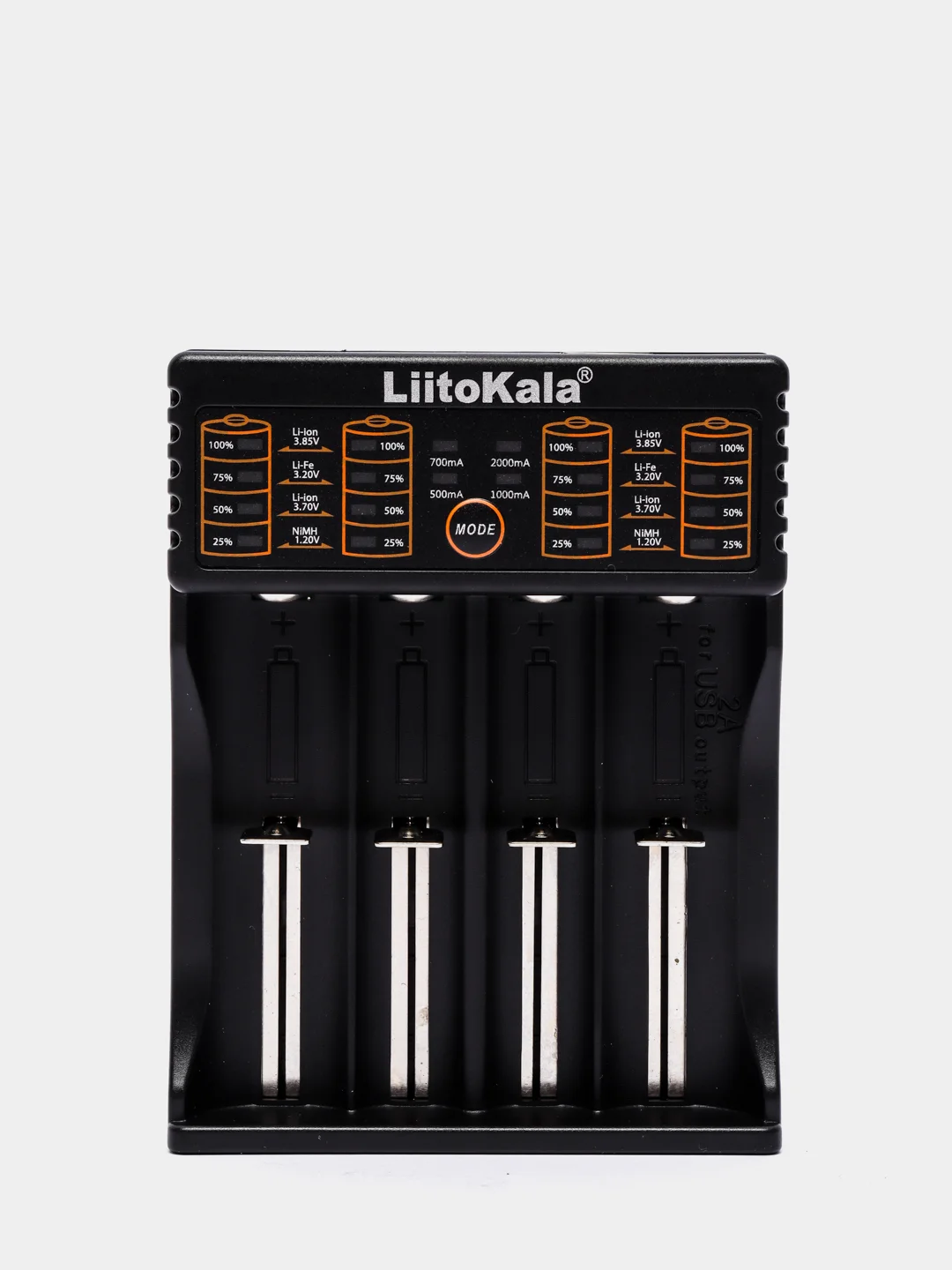 LiitoKala Lii-402 зарядное устройство для аккумуляторов 18650,26500, 21700, AAA,AA