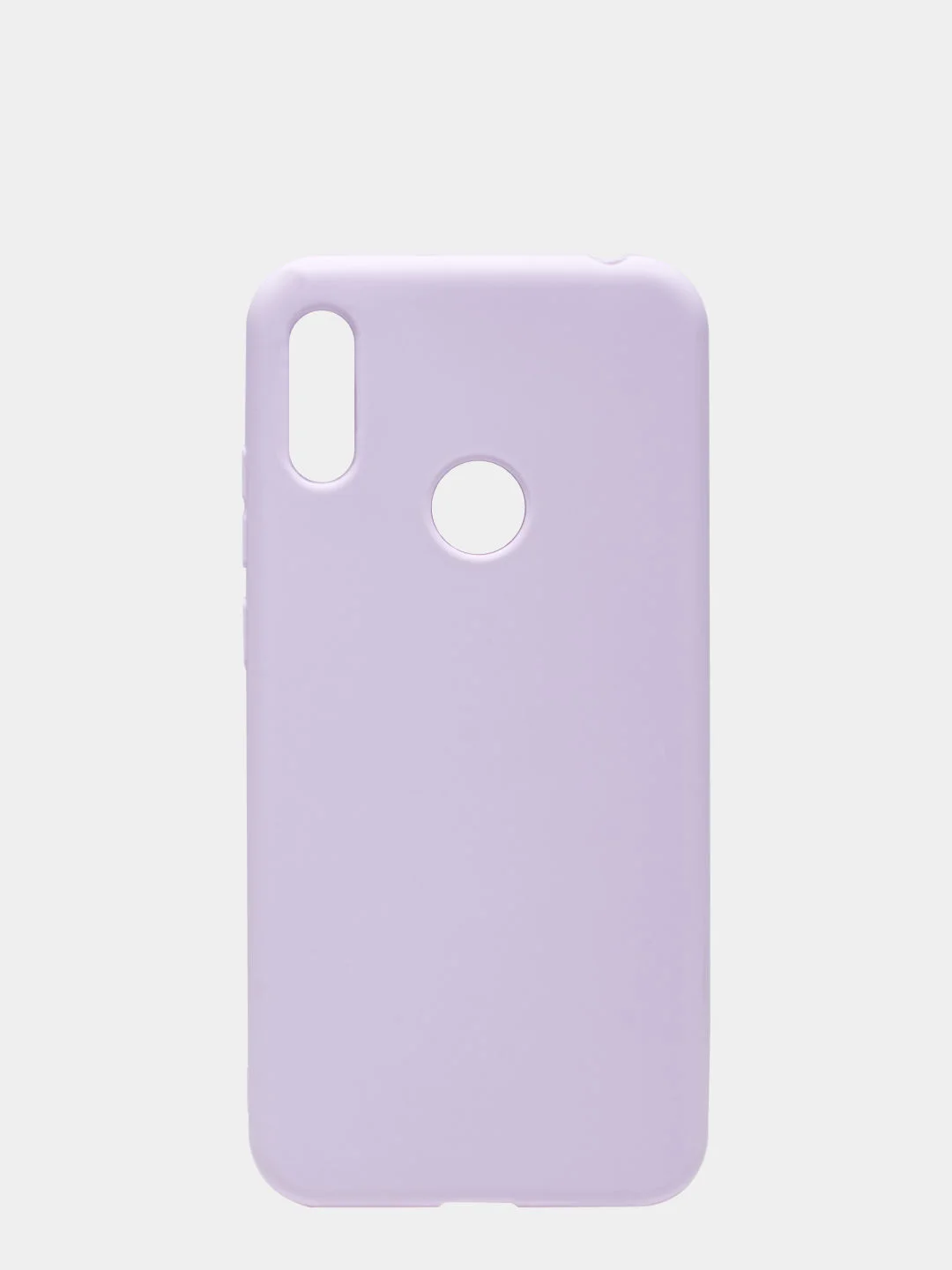 Сиреневый чехол для Huawei Honor 8A/Y6 2019 силиконовый матовый однотонный