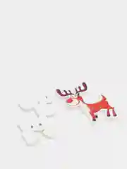 Зелёный хаки пуговицы деревянные новогодние