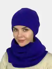 Комплект молодежный шапка и снуд