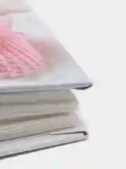 Розовый фотоальбом на 100 фото, с кармашками