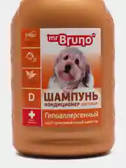 Шампунь-кондиционер Mr.Bruno, гипоаллергенный для чувствительной шерсти, 350 мл