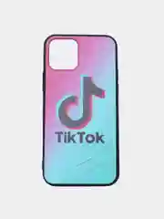 Голубой чехол для iPhone 12/ 12 Pro "TikTok", "Likee"