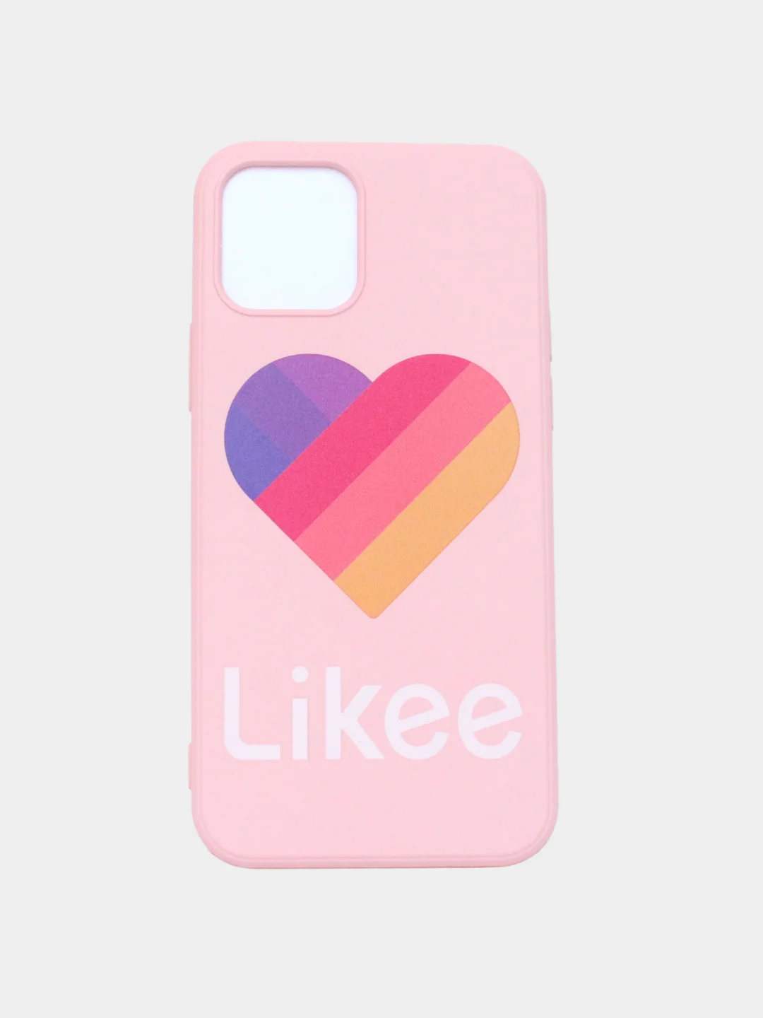 Белый чехол для iPhone 12/ 12 Pro "TikTok", "Likee"
