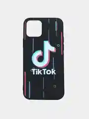 Черный чехол для iPhone 12/ 12 Pro "TikTok", "Likee"