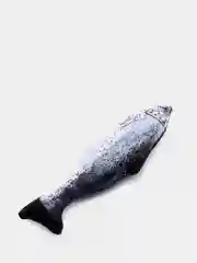 Серый игрушка для кошки, с кошачьей мятой, в форме рыбы