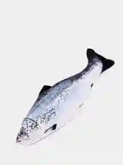 Серый игрушка для кошки, с кошачьей мятой, в форме рыбы