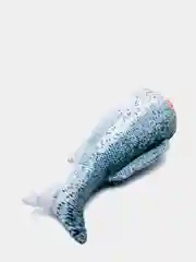 Серый меланж игрушка для кошки, с кошачьей мятой, в форме рыбы