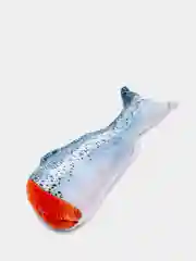 Серый меланж игрушка для кошки, с кошачьей мятой, в форме рыбы