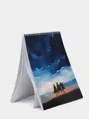 Серый блокнот "Аниме"