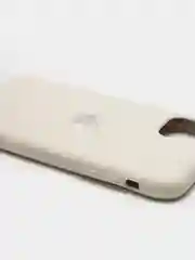 Бежевый чехол Silicone Case для iPhone 11 с закрытым низом