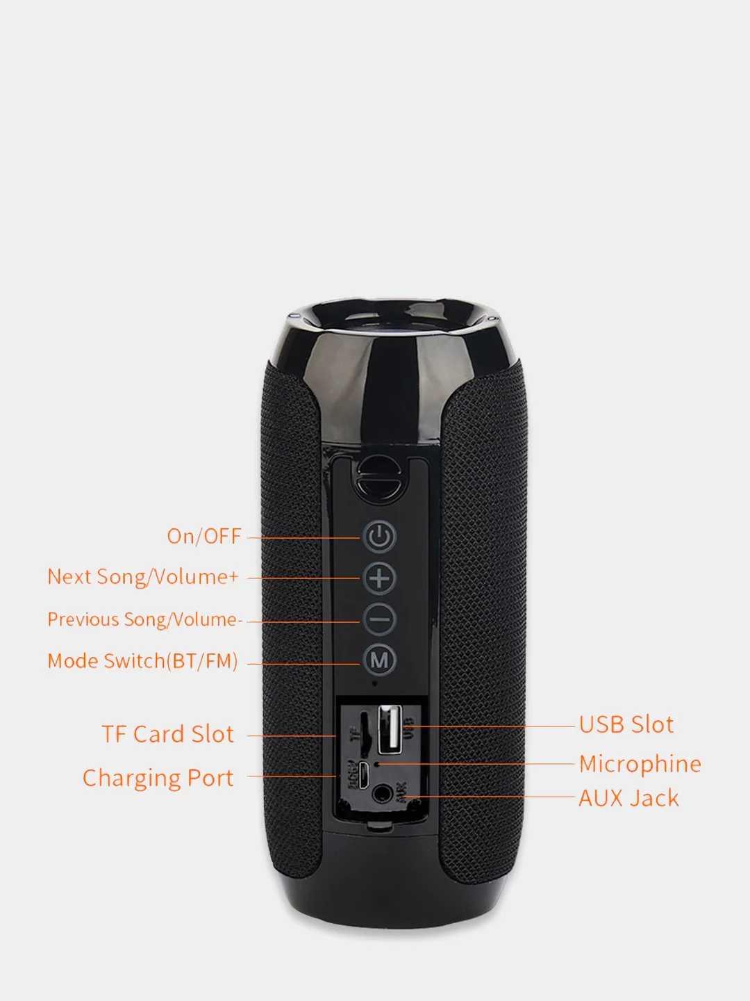 Красный беспроводная колонка TG117 Bluetooth