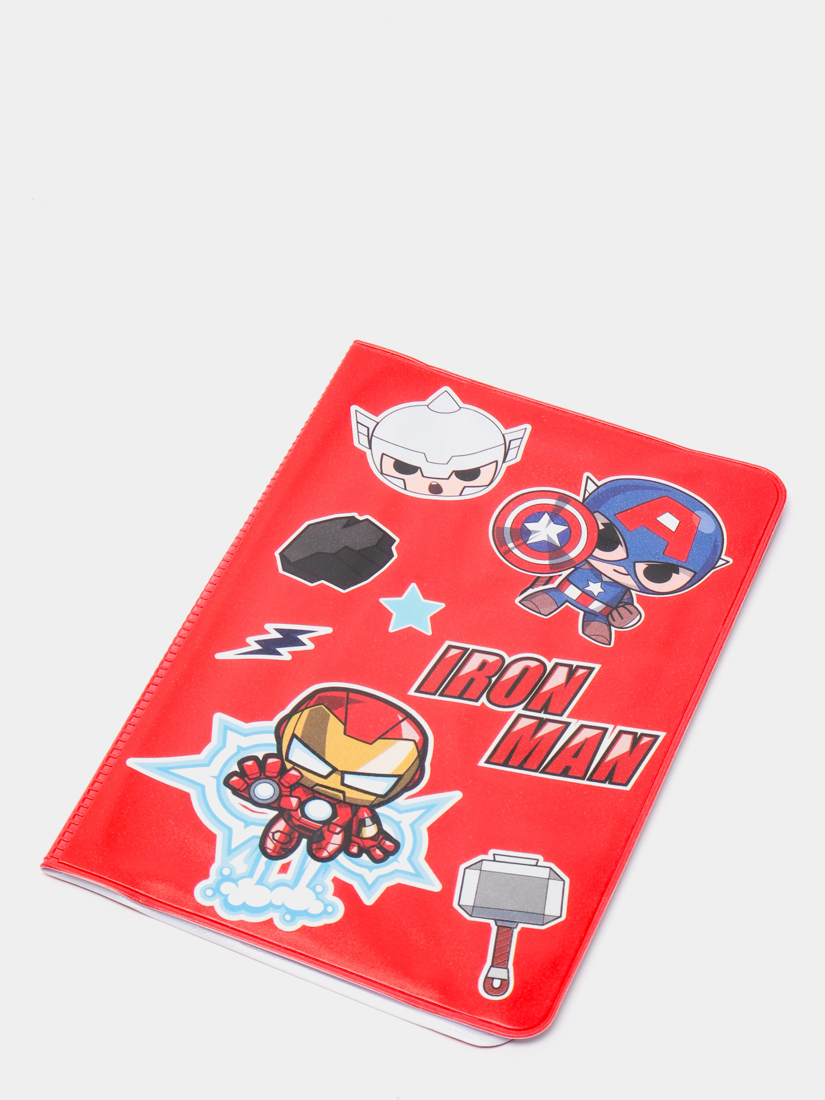 Алый обложка на паспорт "Marvel"
