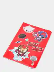 Алый обложка на паспорт "Marvel"