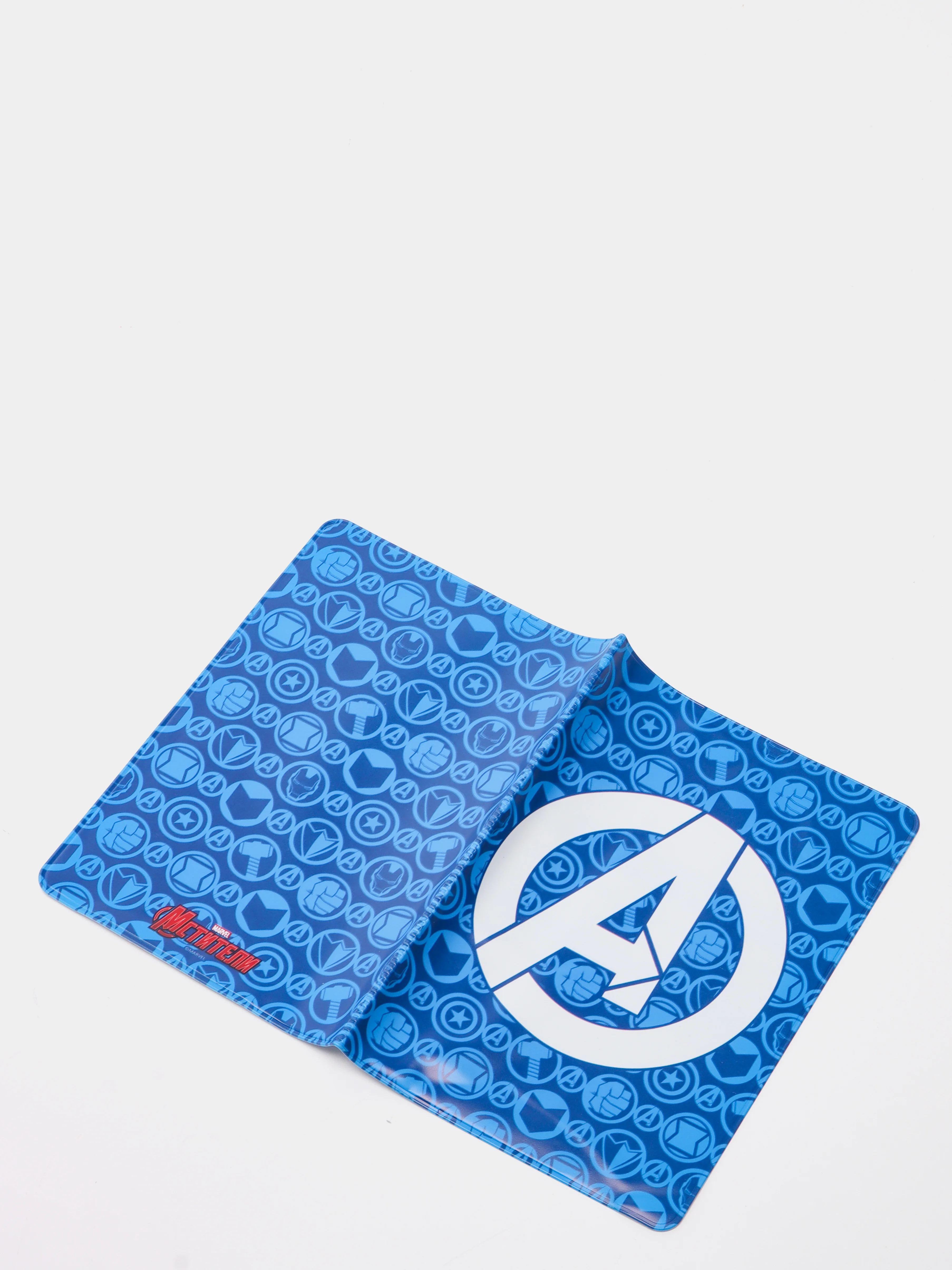 Синий обложка на паспорт "Marvel"
