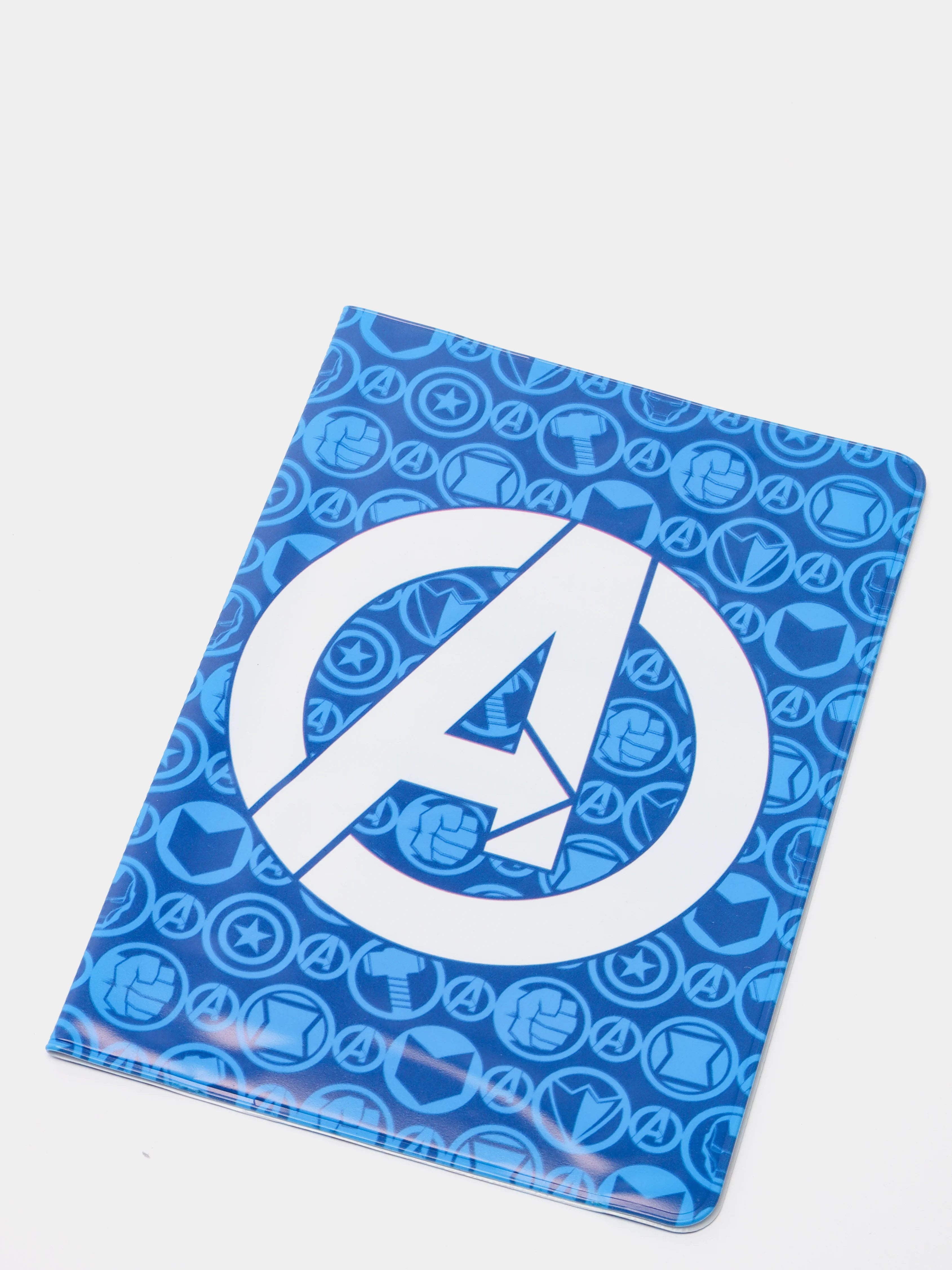 Синий обложка на паспорт "Marvel"